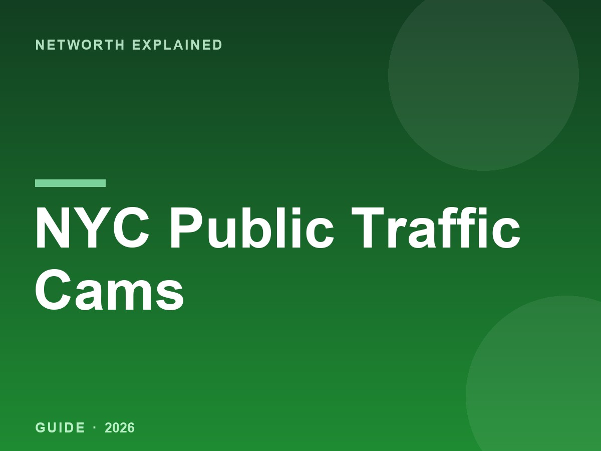 NYC DOT live traffic cameras at city intersections